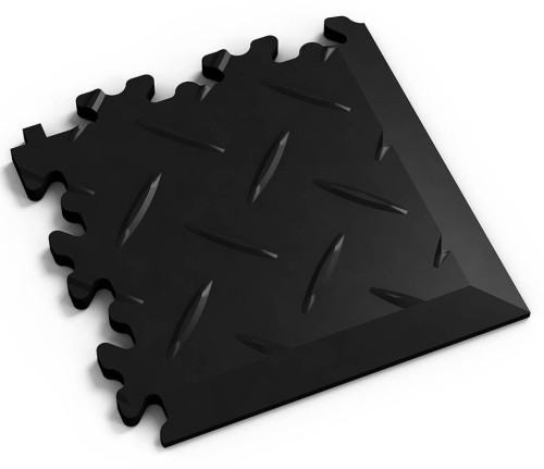 Płytka narożna modułowa Fortelock INDUSTRY - Czarny