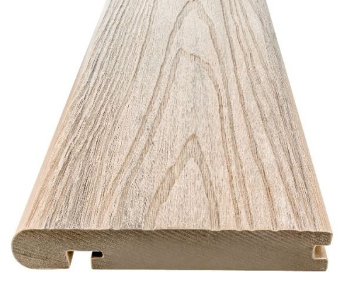 EasyDECK PREMIUM deska kompozytowa tarasowa schodowa 23x138x5800 jasny szary