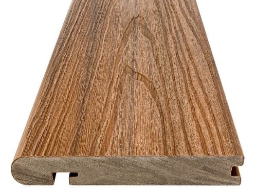 EasyDECK PREMIUM deska kompozytowa tarasowa schodowa 23x138x5800 jasny brąz