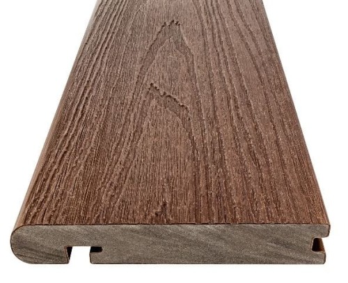 EasyDECK PREMIUM deska kompozytowa tarasowa schodowa 23x138x5800 ciemny brąz