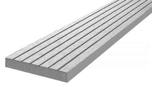 EasyDECK STANDARD listwa wykończeniowa cokołowa kompozytowa 10x72x4000 jasny szary