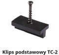 ULTRASHIELD TC-2 Klips polimerowy z wkrętem
