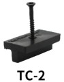 ULTRASHIELD TC-2 Klips polimerowy z wkrętem