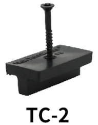 ULTRASHIELD TC-2 Klips polimerowy z wkrętem