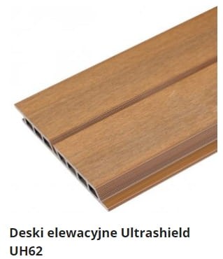 ULTRASHIELD UH62 Deska kompozytowa elewacyjna 18x208x2800 Teak