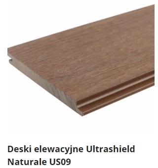 ULTRASHIELD US09 Deska kompozytowa elewacyjna 13x141x2800 Teak