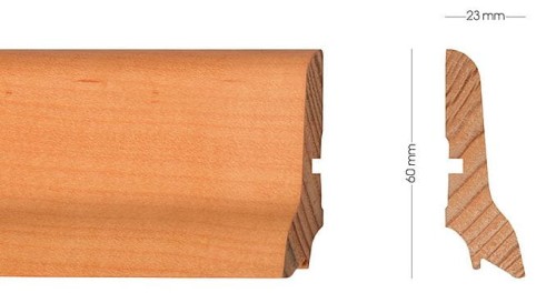 Listwa przypodłogowa JAWOR 23x60