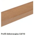 ULTRASHIELD CAF10 Profil dekoracyjny aluminiowy ścienny 40x60x5700 Teak