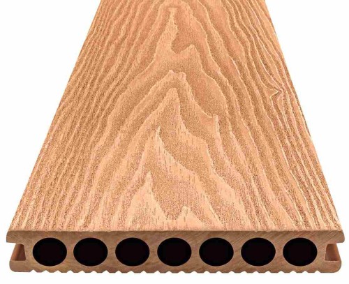 EasyDECK DUO deska kompozytowa tarasowa 23x148x5800 jasny brąz