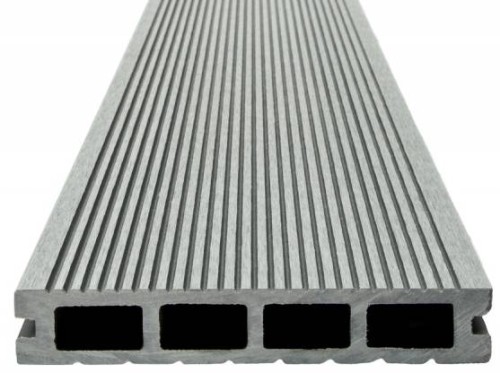 EasyDECK STANDARD deska tarasowa kompozytowa 25x140x4000 jasny szary