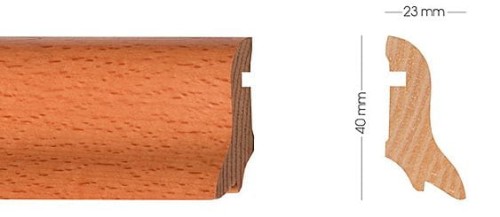 Listwa przypodłogowa BUK 22x40